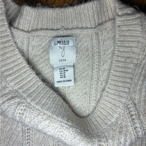 Joie Cream Cable Knit Sweater - Picture 4 of 6
